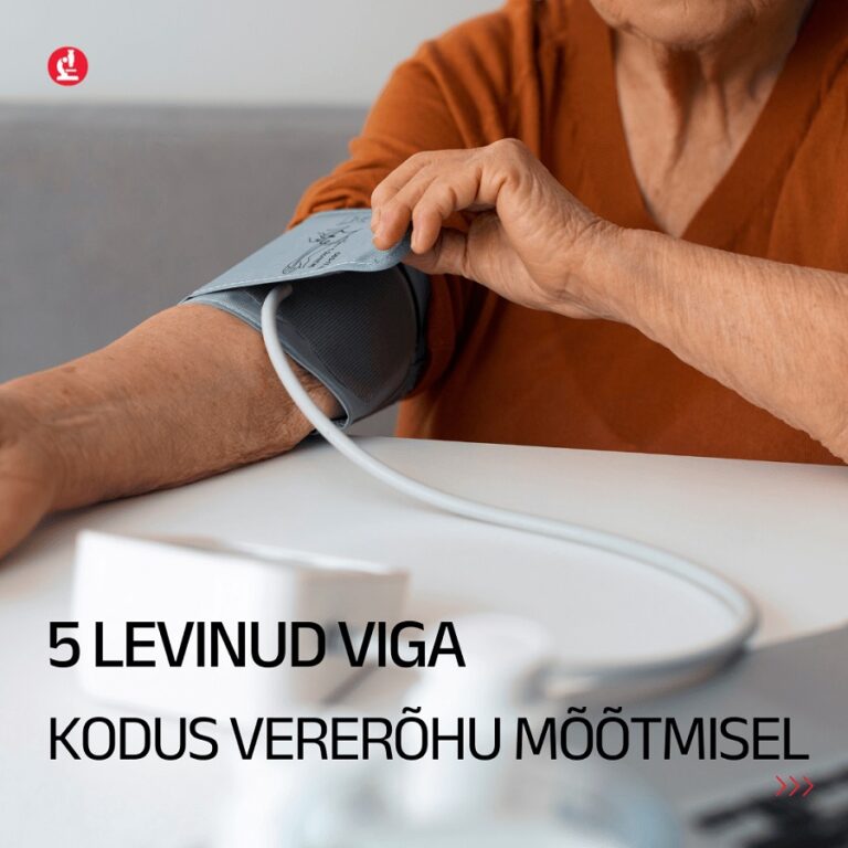 5 levinud viga kodus vererõhu mõõtmisel